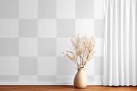 Wall curtains png,  transparent mockup