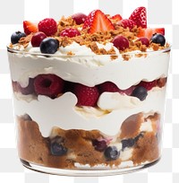 PNG Trifle dessert berry fruit. 