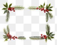 PNG Christmas border christmas white background celebration