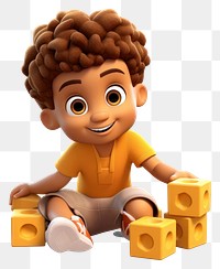 PNG  Toy cartoon cute baby. 