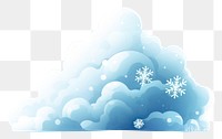 PNG Snow snow snowflake white. AI generated Image by rawpixel.