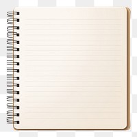 PNG Ruled Notebook diary page  