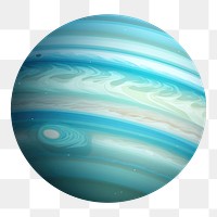 PNG Uranus planet space egg  .