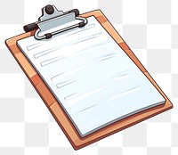 PNG  Clipboard cartoon text white background. AI generated Image by rawpixel.