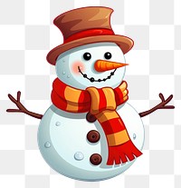 PNG Snowman snowman cartoon winter. 