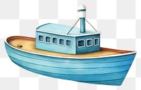 PNG Toy boat watercraft vehicle drawing. 