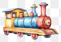 PNG Toy train locomotive vehicle railway. 