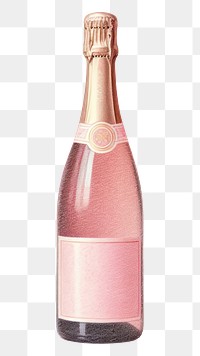 PNG Champagne bottle drink wine. 