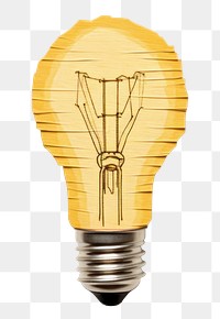 PNG Lightbulb electricity innovation filament. 