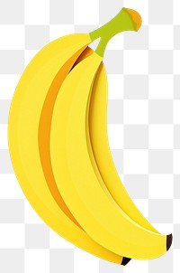 PNG Banana fruit plant food. AI generated Image by rawpixel.