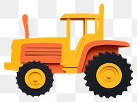 PNG Tractor  vehicle toy. AI generated Image by rawpixel.