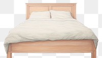 PNG Bedroom furniture drawing pillow. 