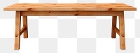 PNG Table wood furniture bench. 