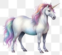 PNG Unicorn drawing animal mammal. 