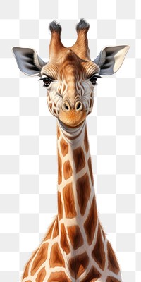 PNG Full body giraffe wildlife animal mammal. AI generated Image by rawpixel.