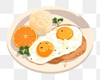 PNG Food plate breakfast brunch. AI generated Image by rawpixel.