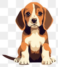 PNG Beagle puppies dog animal mammal hound. 