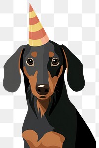 PNG Dachshund party animal mammal hound. 