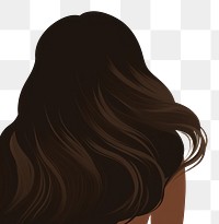 PNG Black woman hair adult back face. AI generated Image by rawpixel.