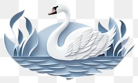 PNG Swan animal goose white. 