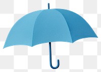 PNG Blue umbrella white background protection simplicity. 