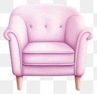 PNG Luxury pink chair furniture armchair comfortable. 