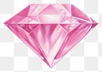 PNG Diamond gemstone jewelry pink. 