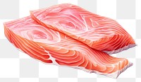 PNG Japanese Sashimi seafood salmon meat. 