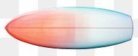 PNG Surfboard red white background recreation. 