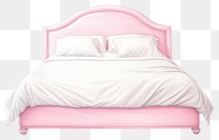 PNG Luxury pink bed furniture bedroom  