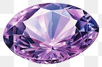 PNG Amethyst gemstone jewelry diamond. 