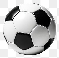 PNG A soccer ball football sports black. AI generated Image by rawpixel.