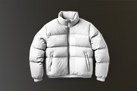 Puffer jacket png mockup, transparent design