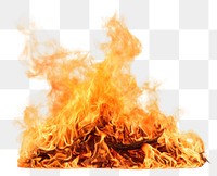 PNG Bonfire destruction misfortune explosion. AI generated Image by rawpixel.