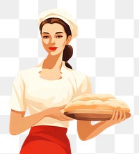 PNG Baker female adult food. AI generated Image by rawpixel.