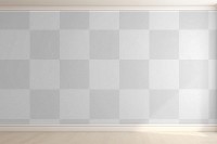 Wall png mockup, transparent design