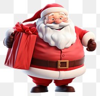 PNG Santa claus cartoon red  