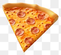 PNG Pizza food white background pepperoni. 