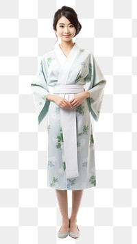 PNG A plain-looking japanese woman portrait fashion kimono. AI generated Image by rawpixel.