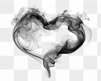 PNG Smoke shape black white. 