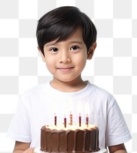 PNG Kid boy happy momen birthday dessert candle party. 