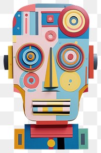 PNG Artificial intelligence Robot art painting craft. 