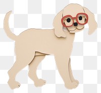 PNG Puppy glasses animal mammal. 