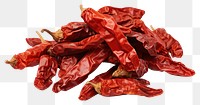 PNG Dried chilis pepper vegetable plant food. 