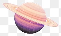 PNG Planet saturn astronomy purple space. AI generated Image by rawpixel.