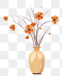 PNG Dried flower vase plant creativity. 