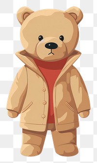 PNG Teddy bear mammal representation creativity. AI generated Image by rawpixel.