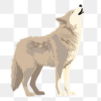 PNG Howling gray wolf animal mammal pet. 