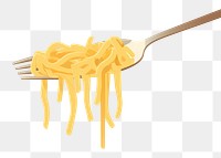 PNG Pasta food spaghetti fork. 