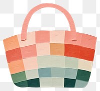 PNG Minimal simple basket art handbag accessories. 